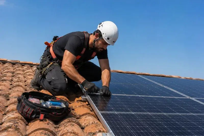 Maintenance et monitoring de panneaux solaires à Saint-Palais-sur-Mer